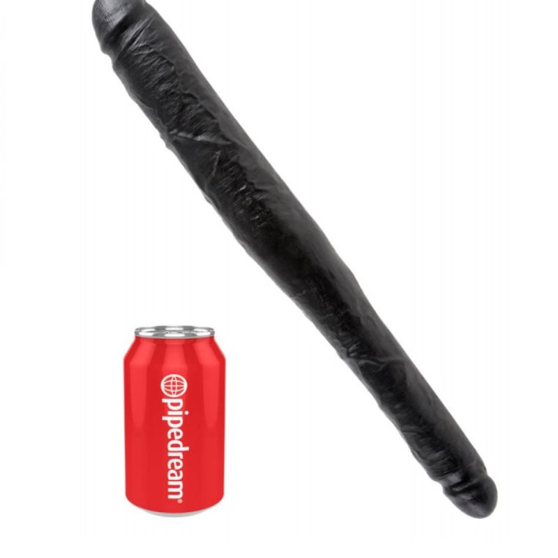 King Cock Tapered Double Dildo black-40cm.